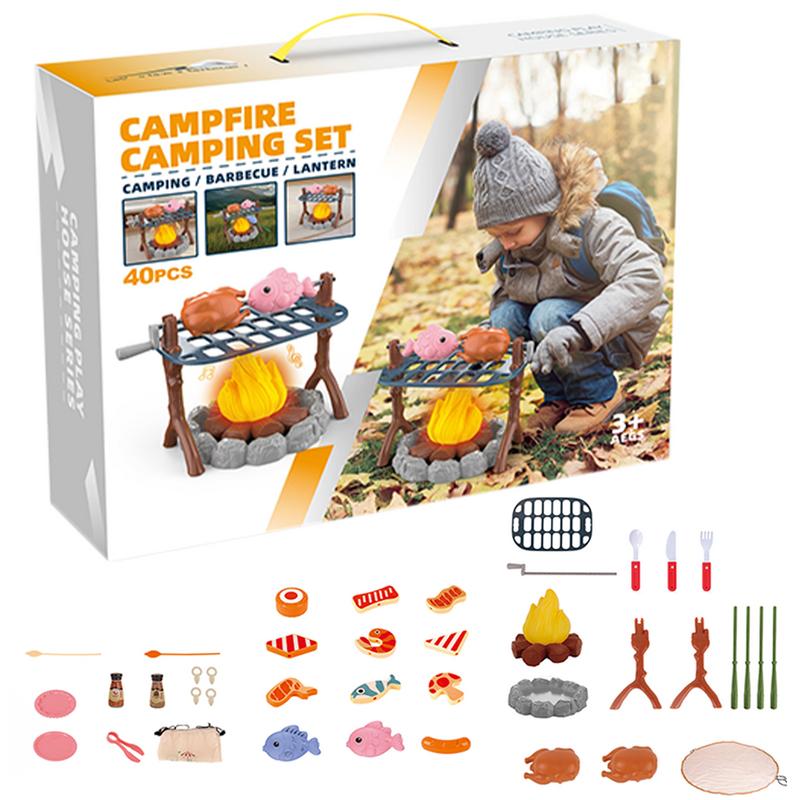 Kids Outdoor Grill Set - Set da campeggio per bambini, mini