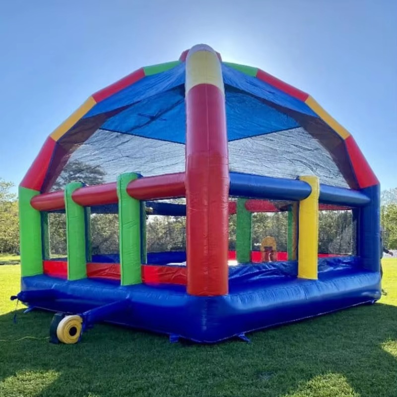 Kids Outdoor Jumping Castle - Grande Castello Gonfiabile per Saltare, Casa