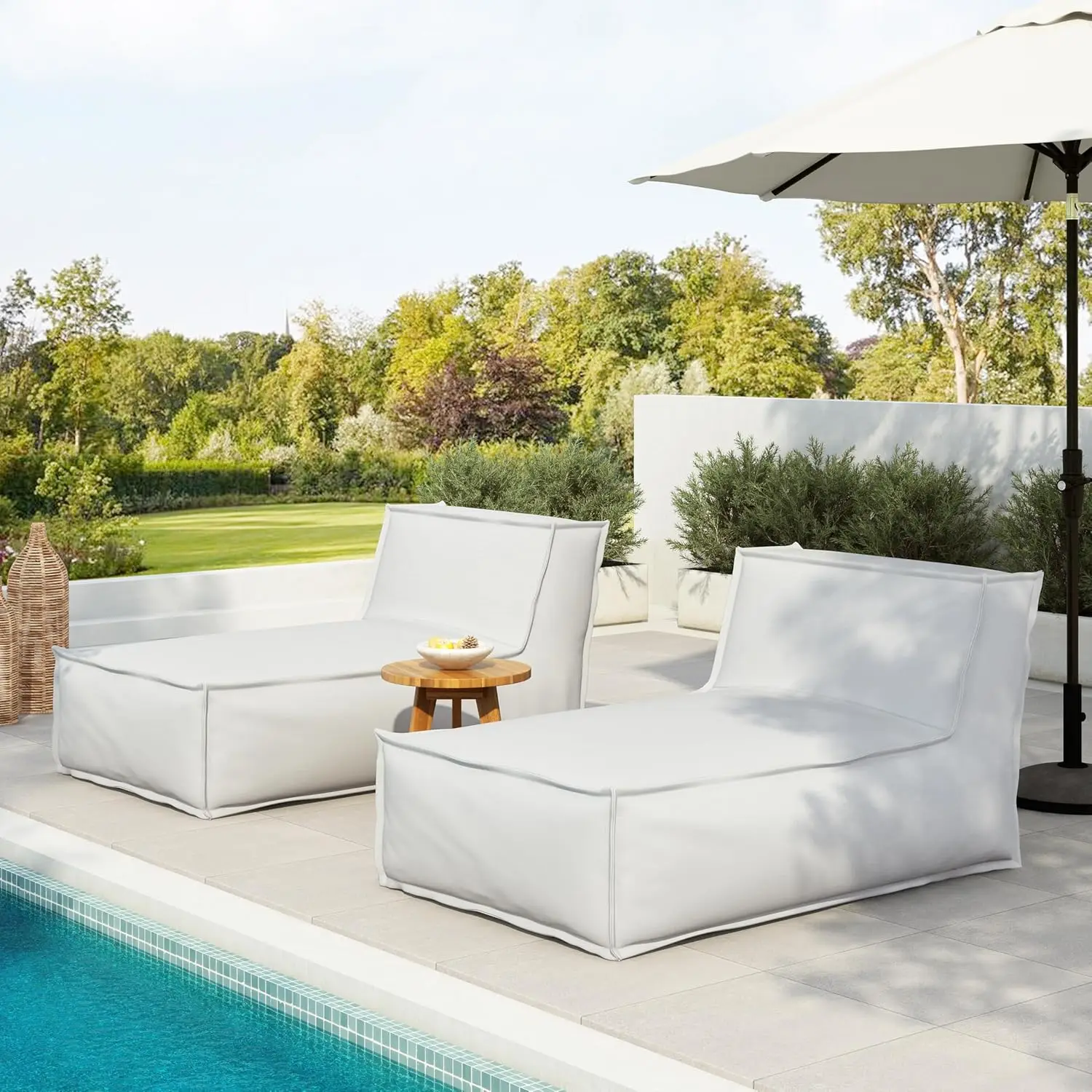 Kids Outdoor Bean Bag Chair - Set di 2 Poltrone Sacco Natty