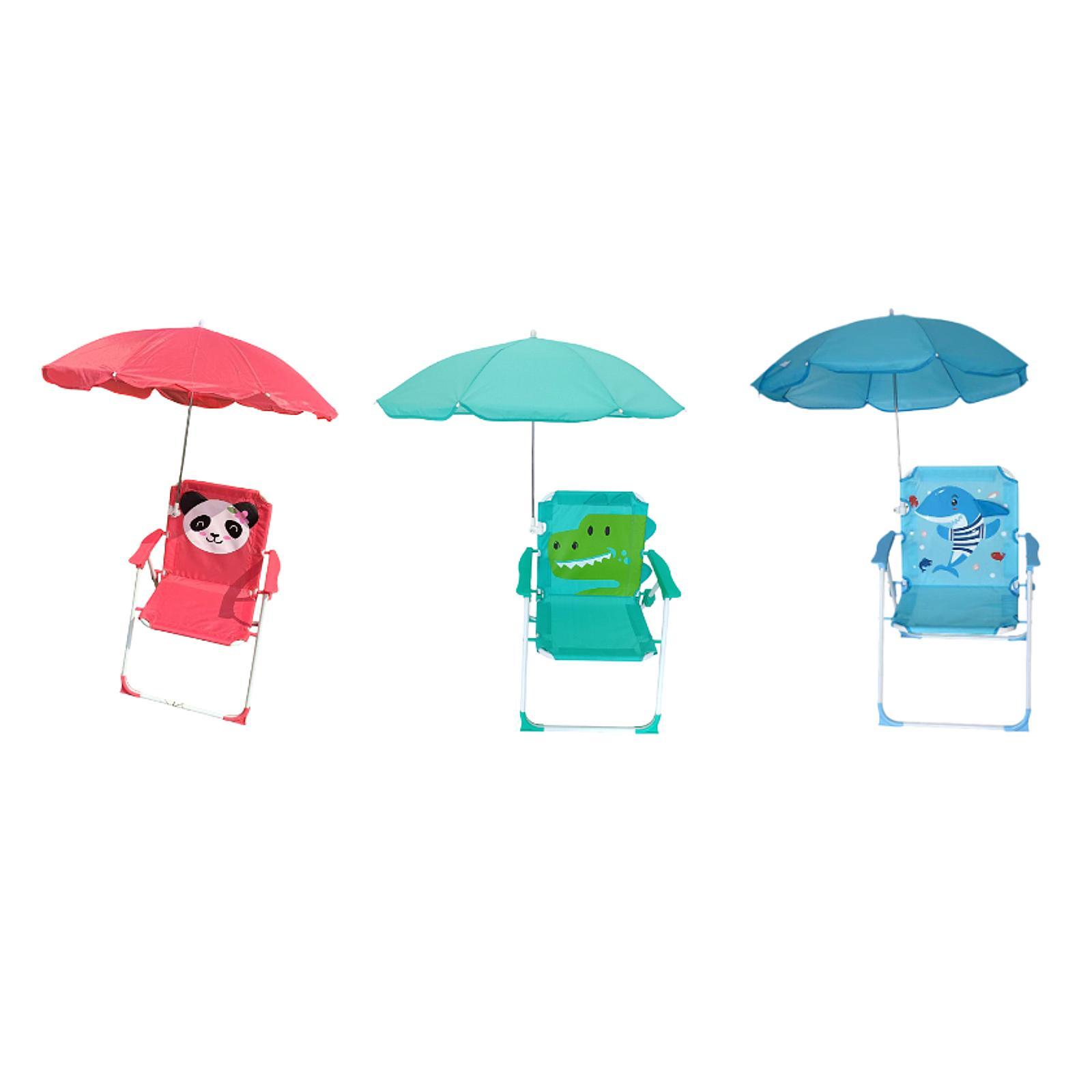 Kids Outdoor Umbrella Chair - Sedie da Spiaggia per Bambini con
