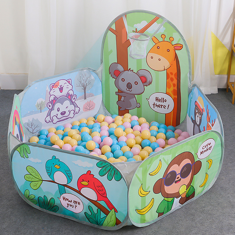 Kids Outdoor Play Yard - Animali dei cartoni animati Tenda pieghevole