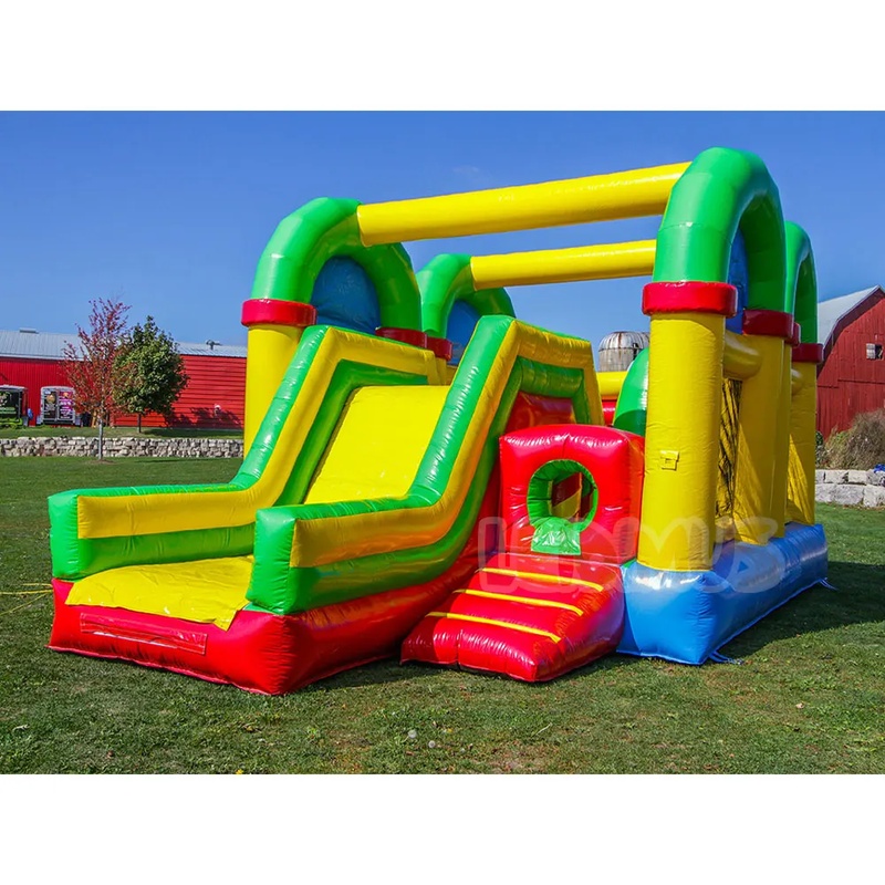 Kids Outdoor Jumping Castle - Percorso a Ostacoli Gonfiabile Commerciale con