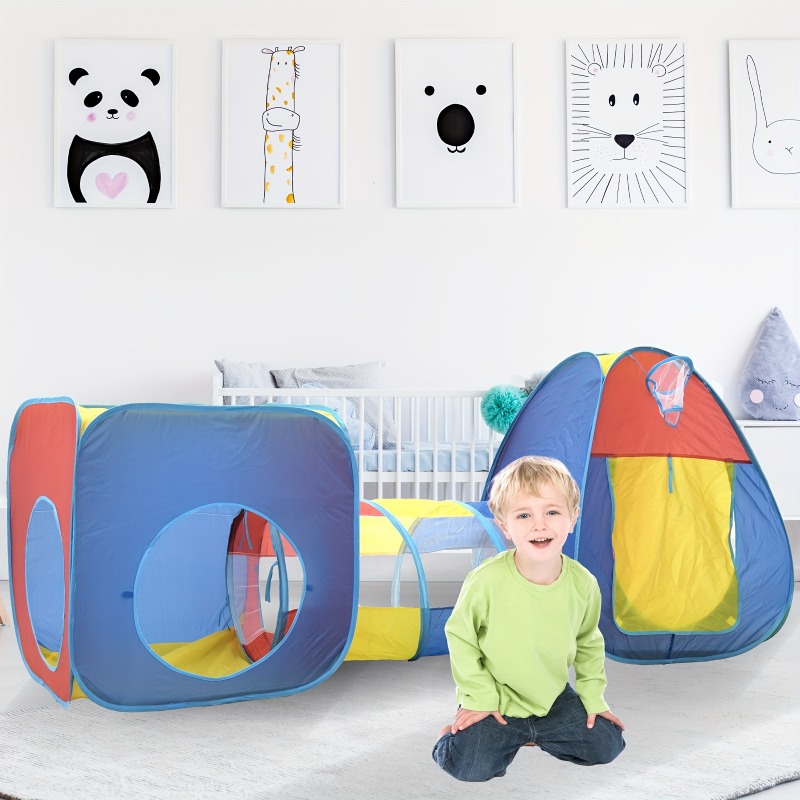 Kids Outdoor Play Ideas - Tenda da gioco per bambini 3in1