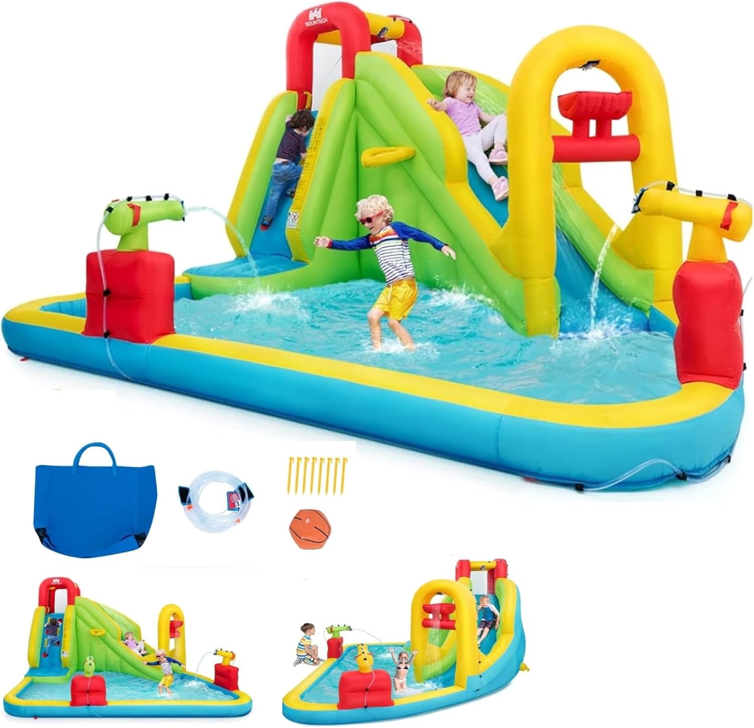 Kids Outdoor Water Park - Mega Parco Acquatico Gonfiabile per Bambini