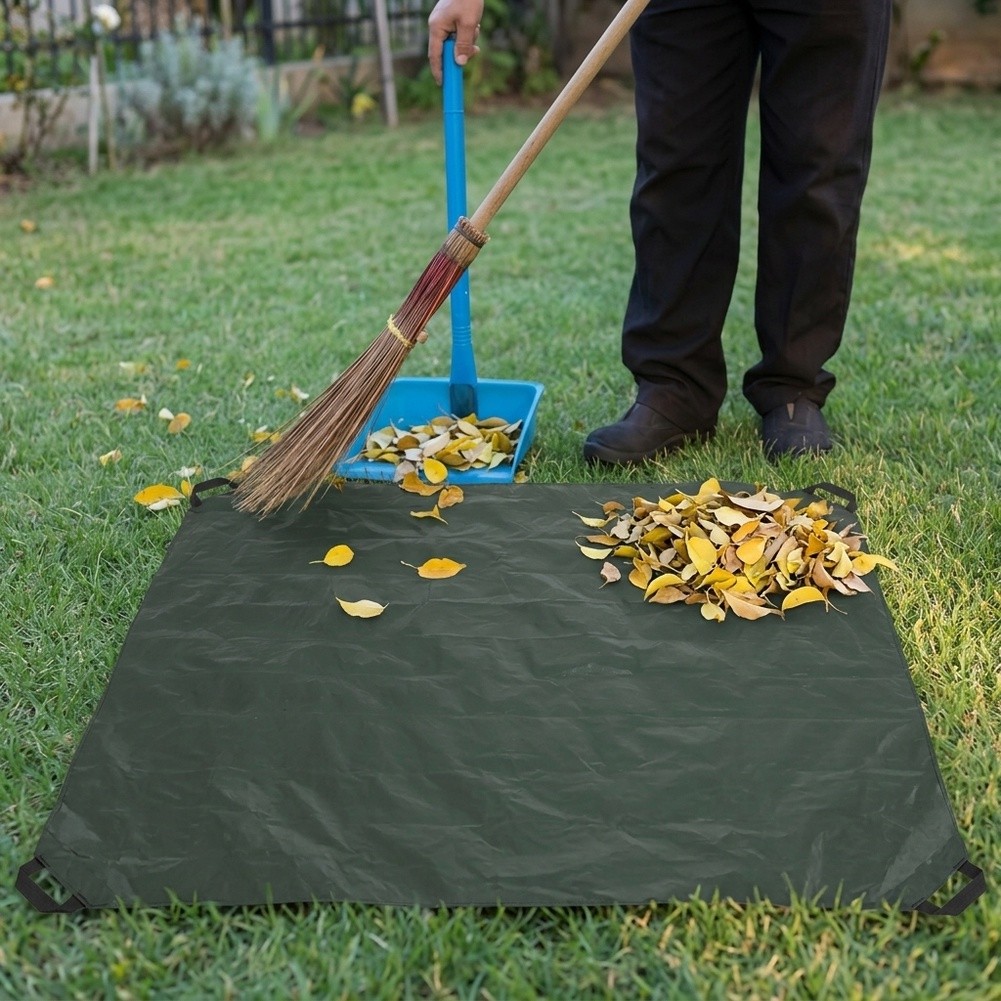 Sandpit Cover Tarp - Telone Impermeabile per Trasporto Foglie 6,5x6,5
