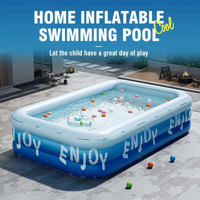 Kids Outdoor Play Yard - Piscina grande addensata da 1,8/2,1/2,6 m