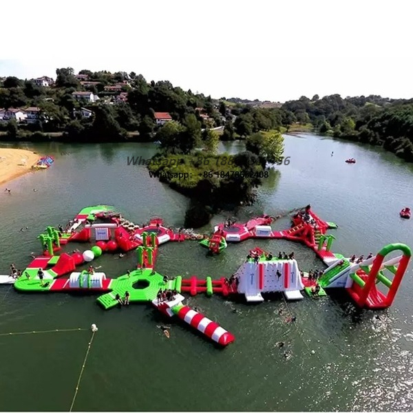 Kids Outdoor Water Park - Parco Acquatico Gonfiabile Commerciale con Scivoli