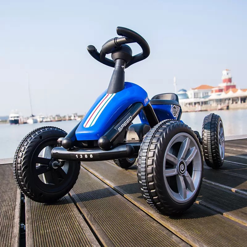 Kids Outdoor Ride On - Go-kart a pedali per bambini, doppio
