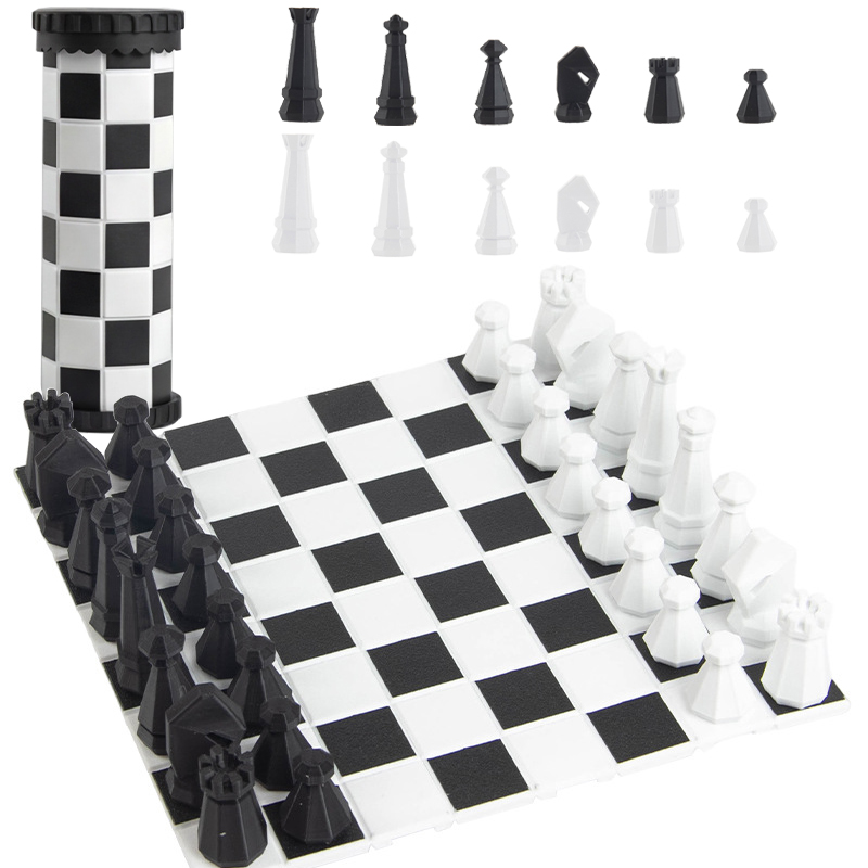 Kids Outdoor Play Equipment - Set di Gioco degli Scacchi Portatile