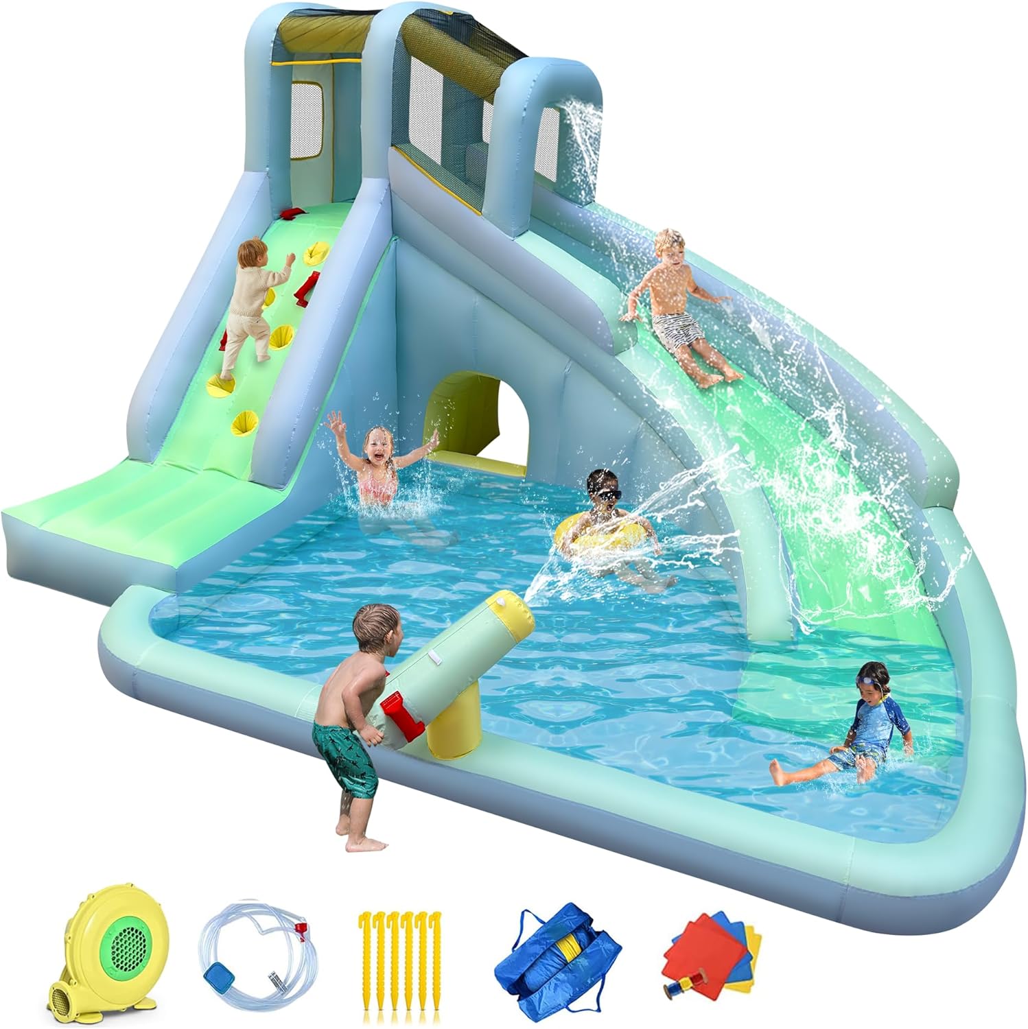 Parco Acquatico Gonfiabile 6-i - Kids Outdoor Water Park recensione e prezzo