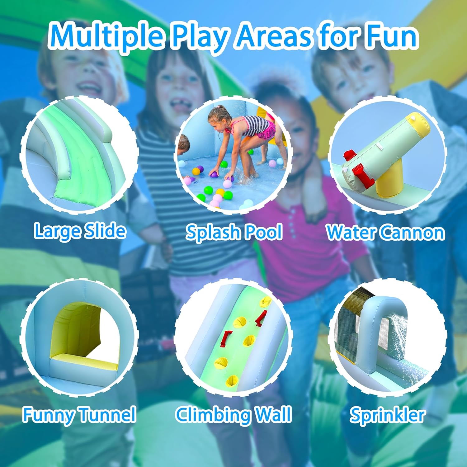 Parco Acquatico Gonfiabile 6-i - Kids Outdoor Water Park recensione e prezzo
