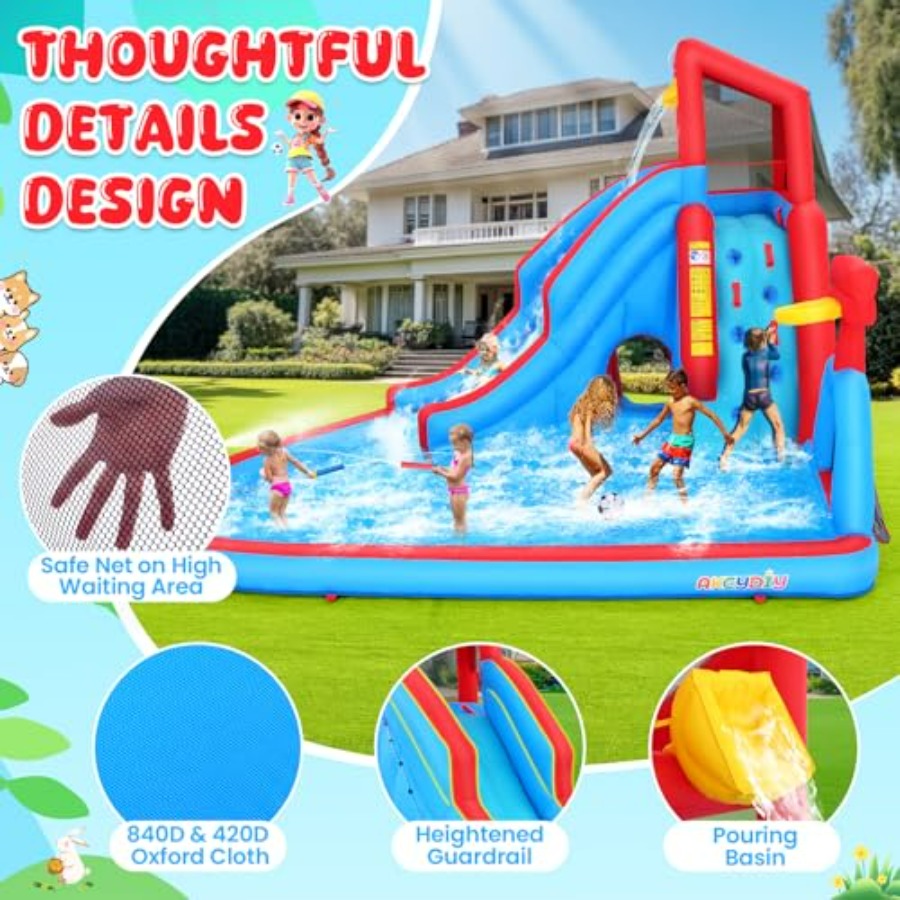 Scivolo acquatico gonfiabile d - Kids Outdoor Water Park recensione e prezzo
