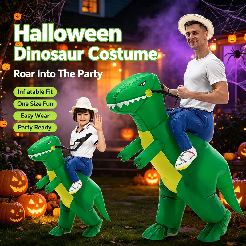 Costume Gonfiabile da Dinosaur - Kids Outdoor Ride On recensione e prezzo