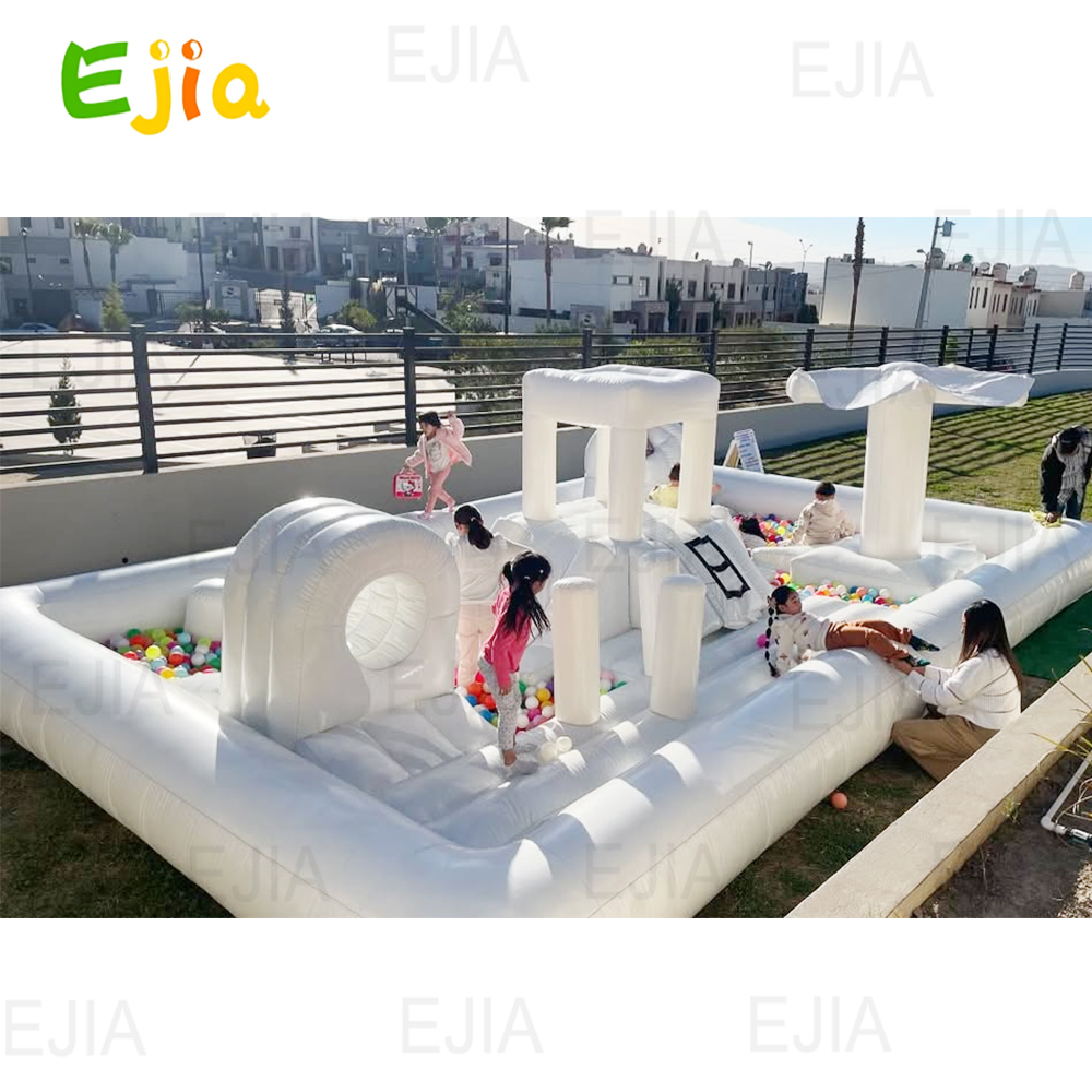 Piscina gonfiabile per scivoli - Kids Outdoor Obstacle Course Equipment recensione e prezzo