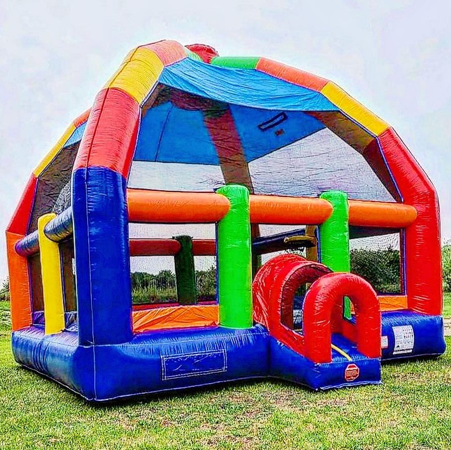 Grande Castello Gonfiabile per - Kids Outdoor Jumping Castle recensione e prezzo