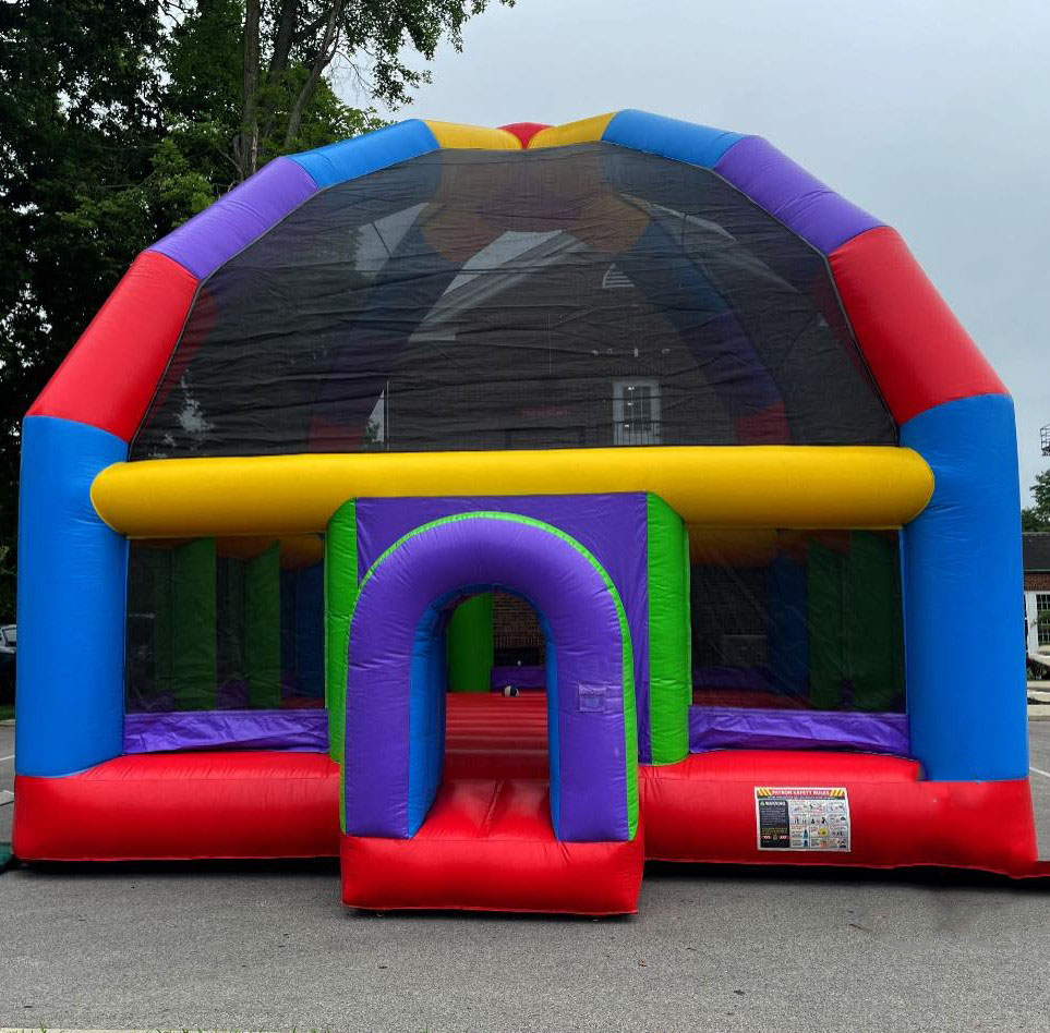 Grande Castello Gonfiabile per - Kids Outdoor Jumping Castle recensione e prezzo