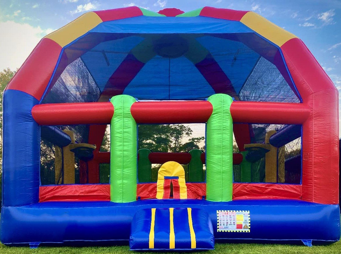 Grande Castello Gonfiabile per - Kids Outdoor Jumping Castle recensione e prezzo