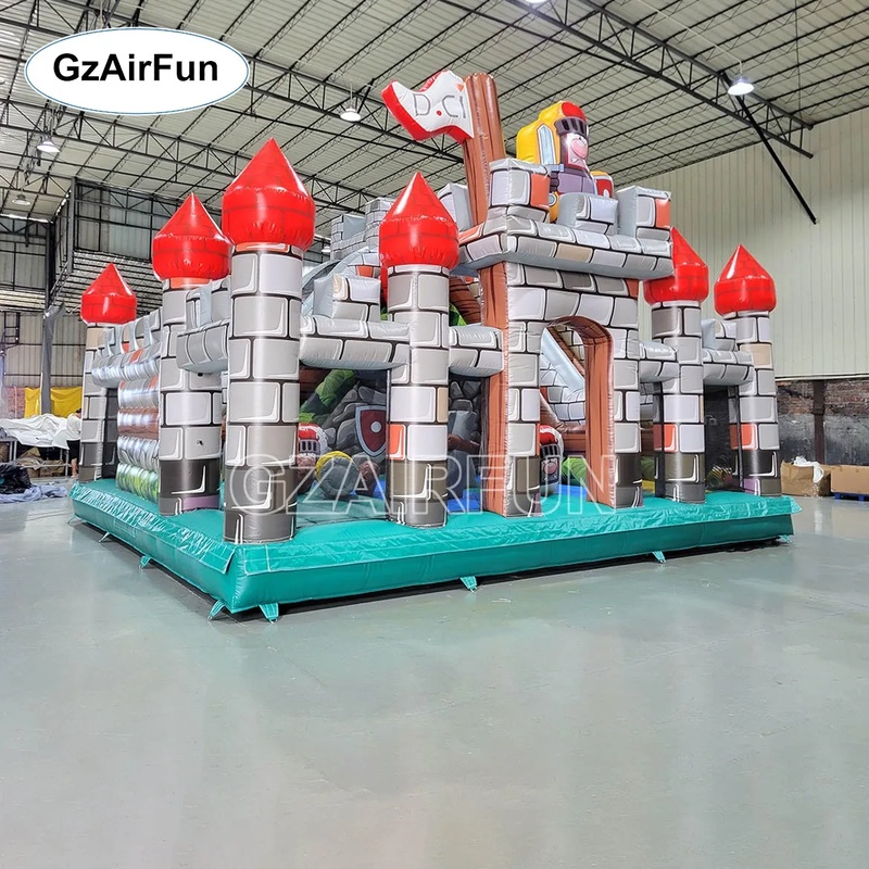 Castello Gonfiabile Commercial - Kids Outdoor Obstacle Course Equipment recensione e prezzo
