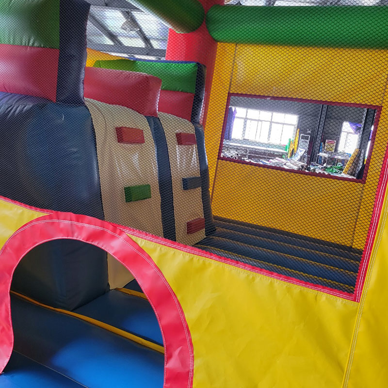 Casa di rimbalzo con scivolo C - Kids Outdoor Jumping Castle recensione e prezzo
