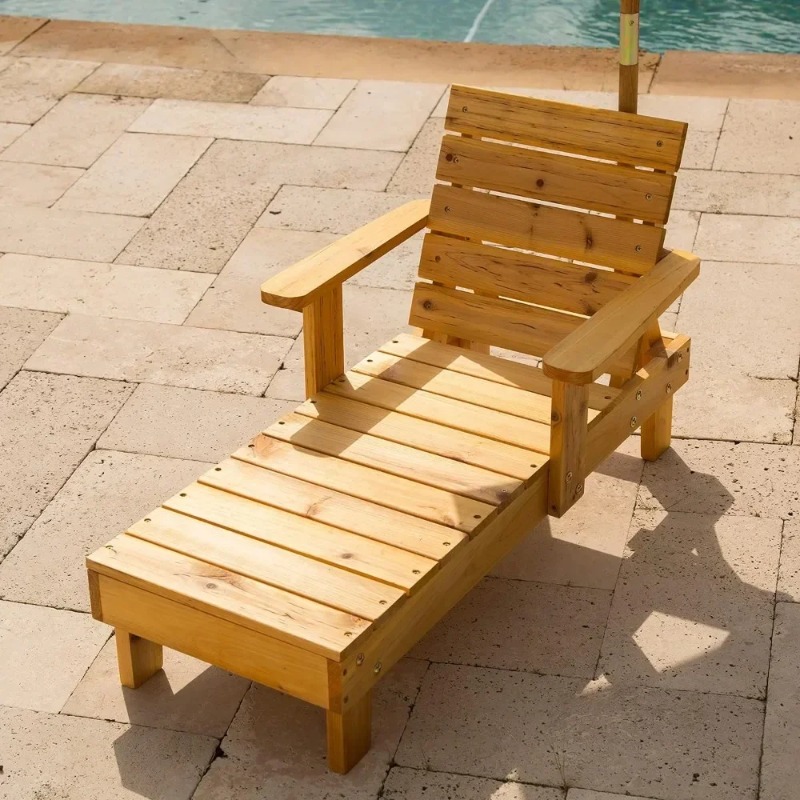 t Chaise longue da esterno in  - Kids Outdoor Umbrella Chair recensione e prezzo