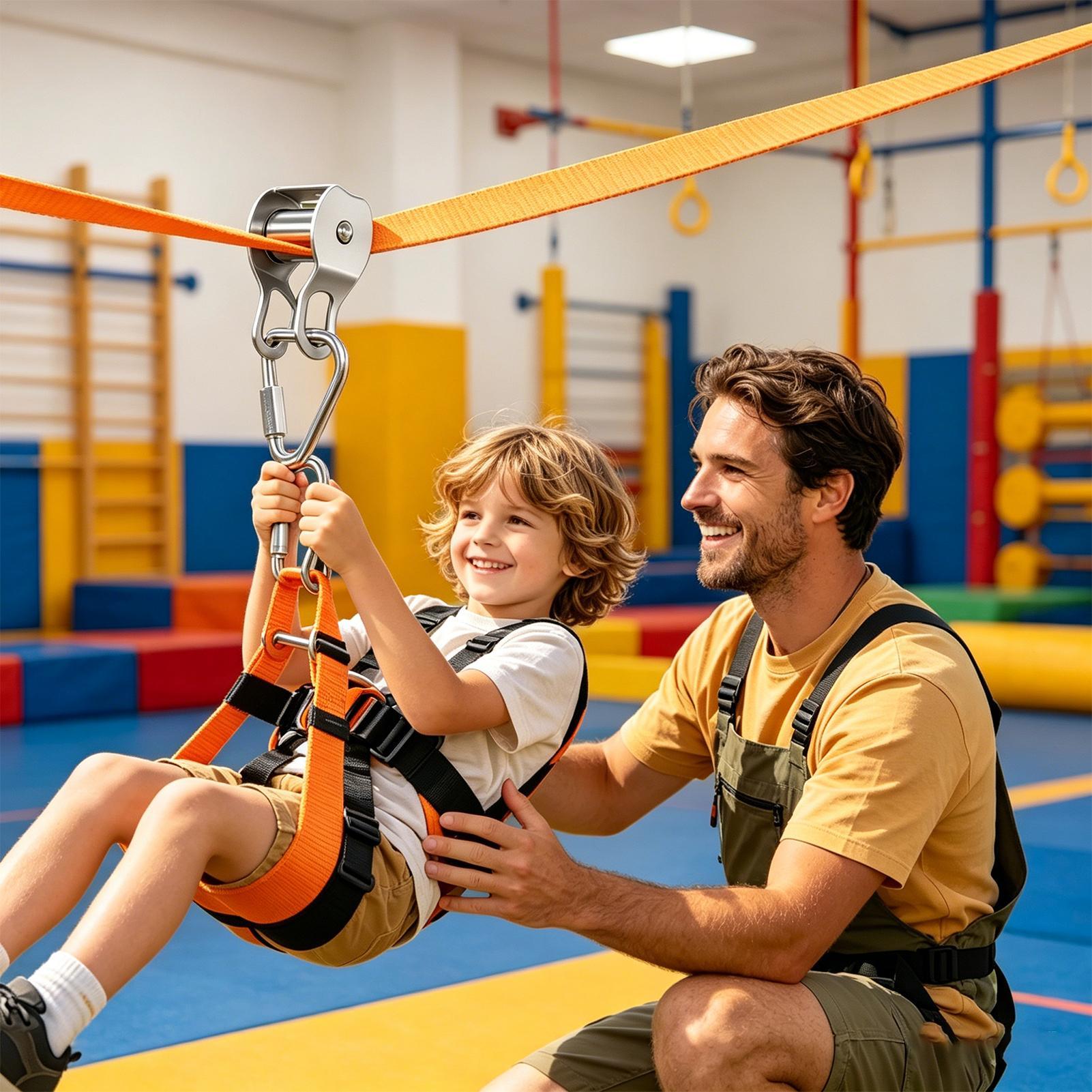 Zip Line per Bambini: Gioco di - Kids Outdoor Play Yard recensione e prezzo