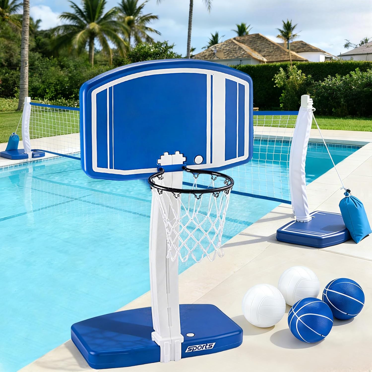 Canestro da basket e rete da p - Outdoor Games For Kids recensione e prezzo