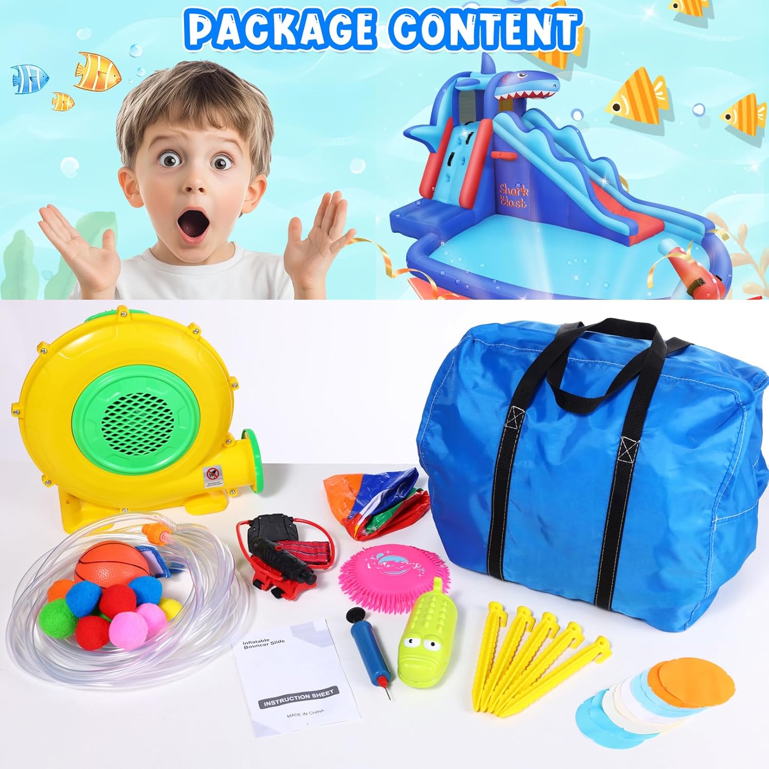 Parco Acquatico Gonfiabile a T - Kids Outdoor Water Park recensione e prezzo