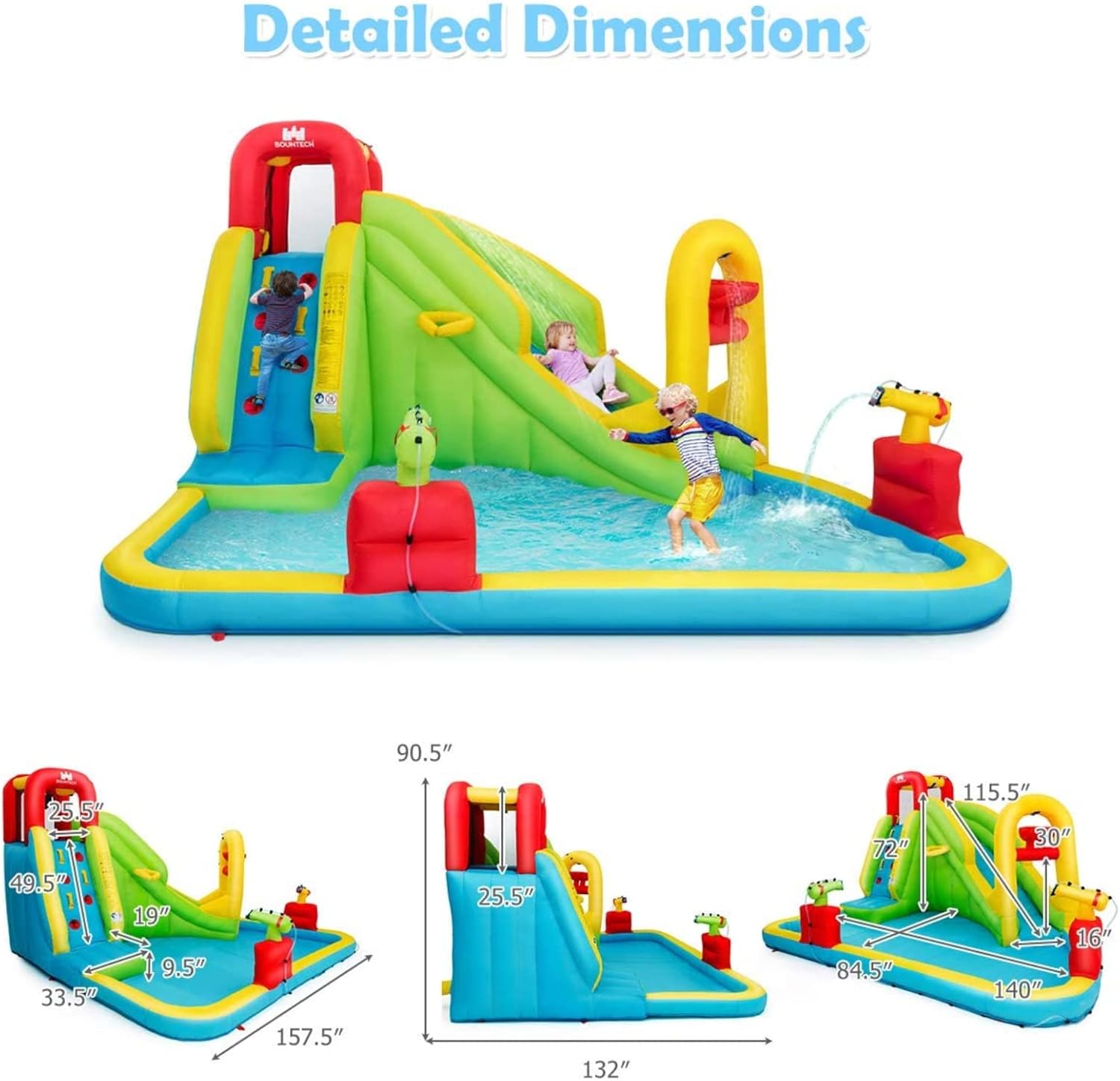 Mega Parco Acquatico Gonfiabil - Kids Outdoor Water Park recensione e prezzo