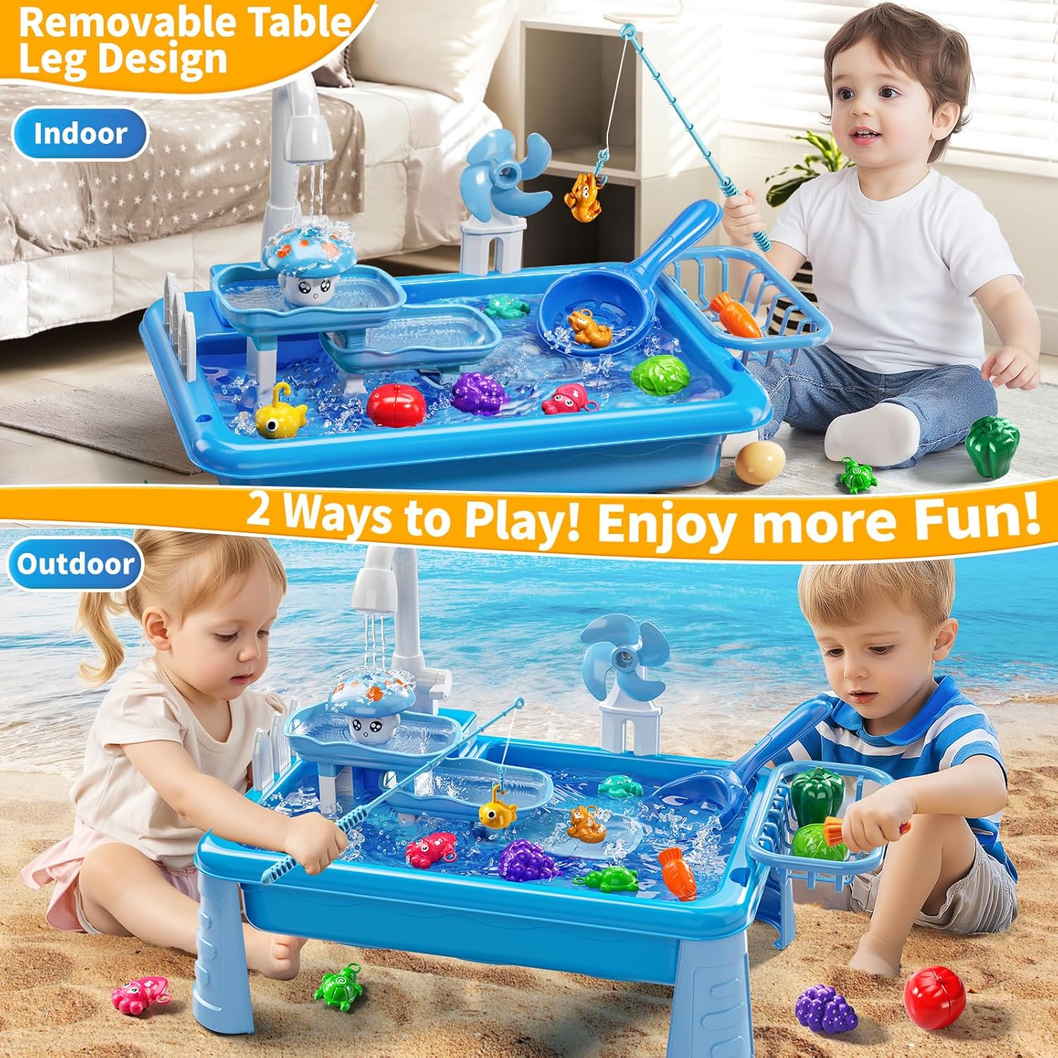 Tavolo da Gioco con Acqua per  - Kids Outdoor Play Table recensione e prezzo
