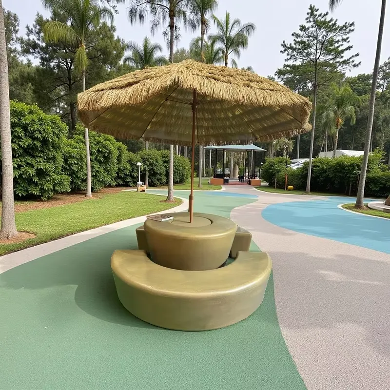 Set Moderno da Esterno con Tav - Kids Outdoor Table And Chairs With Umbrella recensione e prezzo