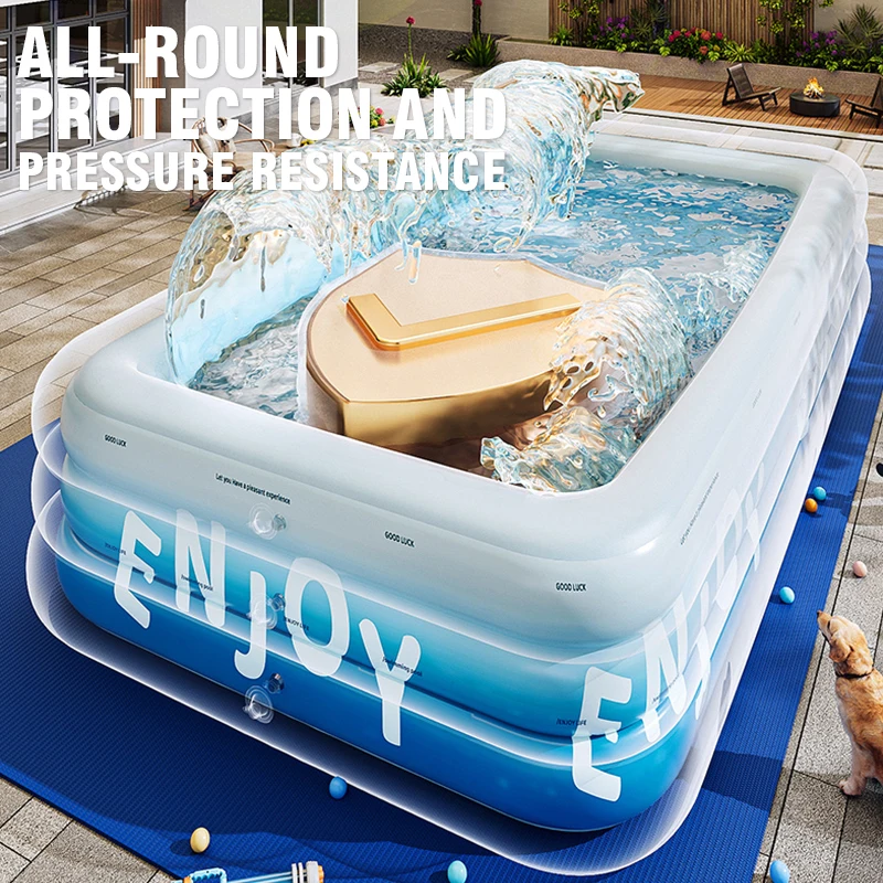 Piscina grande addensata da 1, - Kids Outdoor Play Yard recensione e prezzo