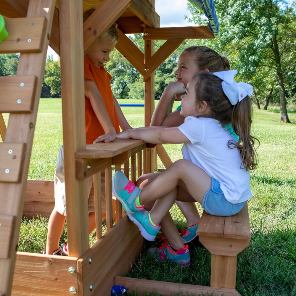 Altalena da Giardino in Legno  - Kids Outdoor Monkey Bar Set recensione e prezzo